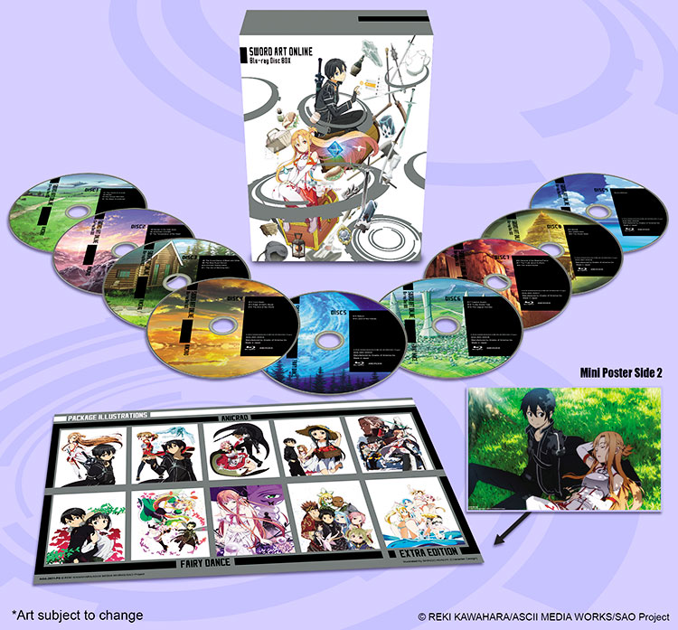 Sword Art Online Season 1 9Disc Set VCD (2012) (2019) : Perdana